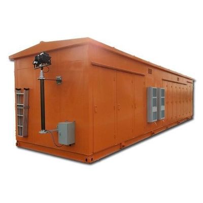 आउटडोर 10 / 0.4KV कंटेनर सबस्टेशन कॉम्पैक्ट ट्रांसफार्मर सबस्टेशन