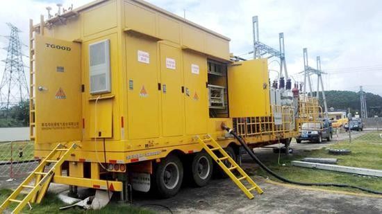 145KV मोबाइल ट्रांसफार्मर सबस्टेशन